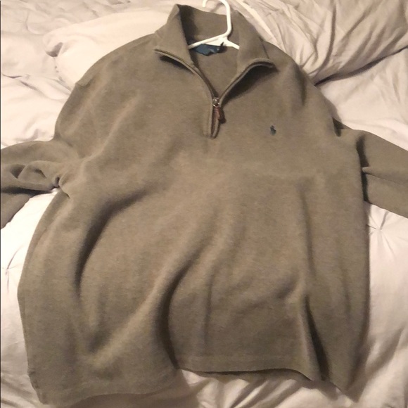 Men’s 1/4 zip pullover sweater polo Ralph Lauren - Picture 1 of 2